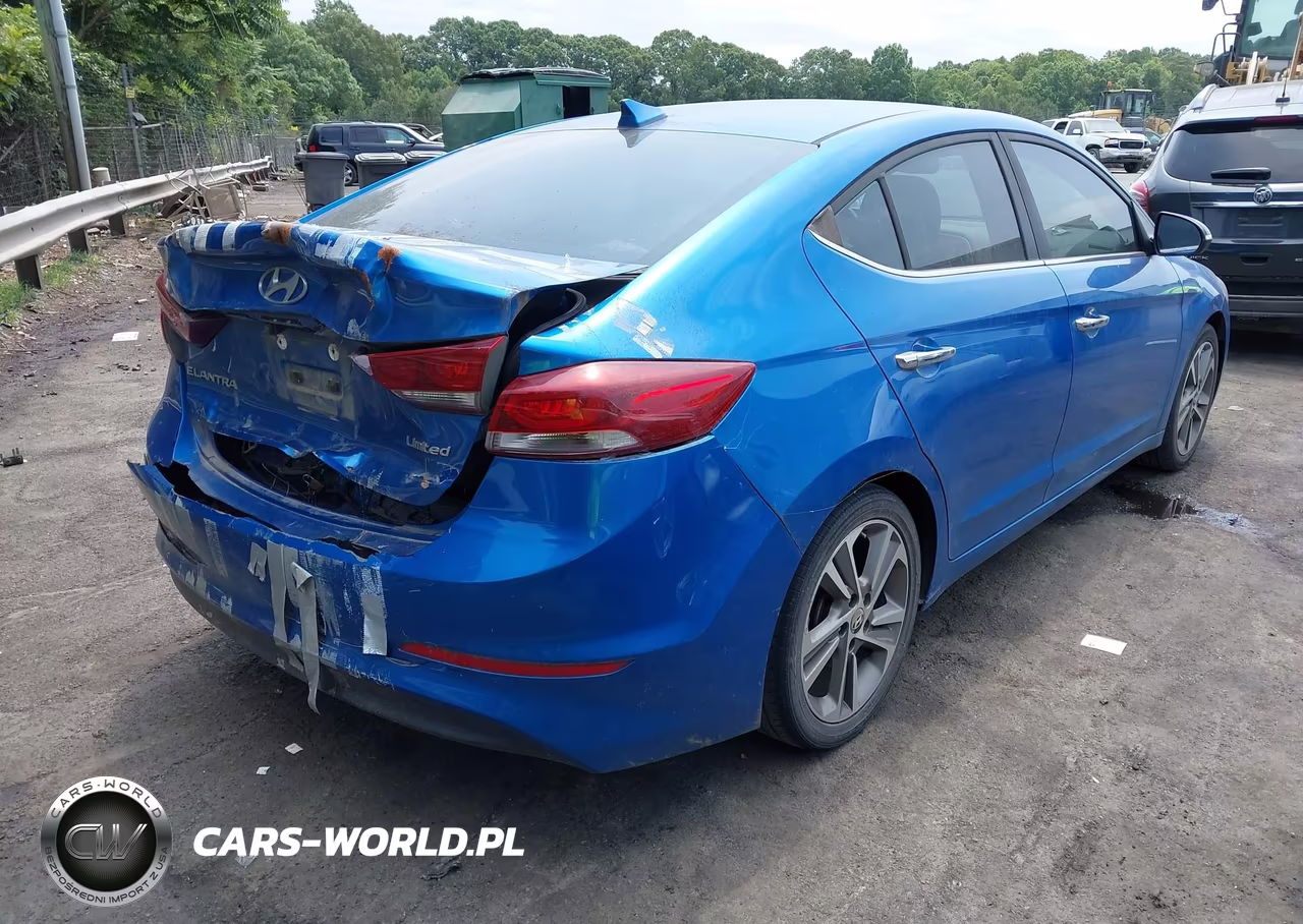 2017 Hyundai Elantra Limited VIN:5NPD84LFXHH059198 - 4