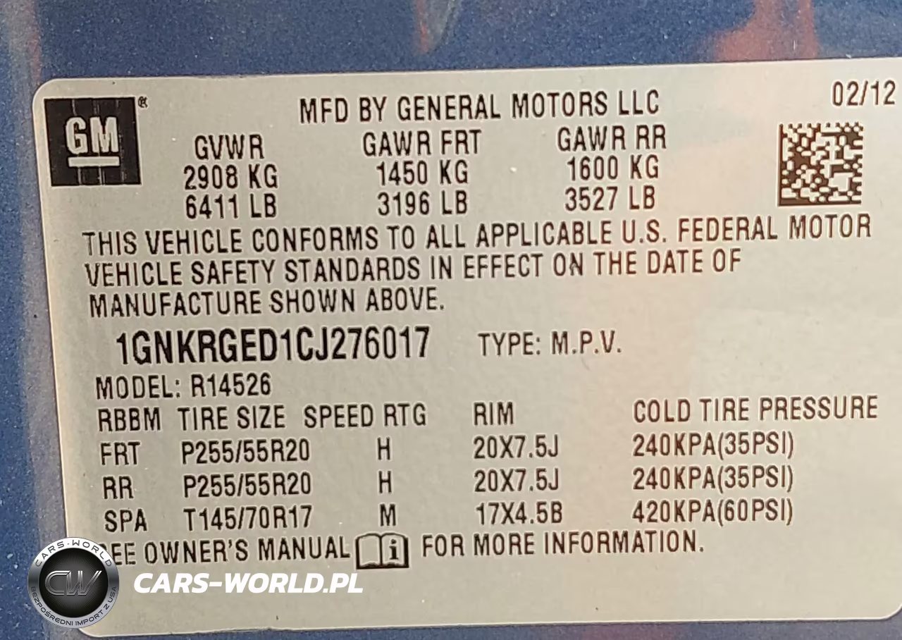 2012 Chevrolet Traverse 1Lt VIN:1GNKRGED1CJ276017 - 9