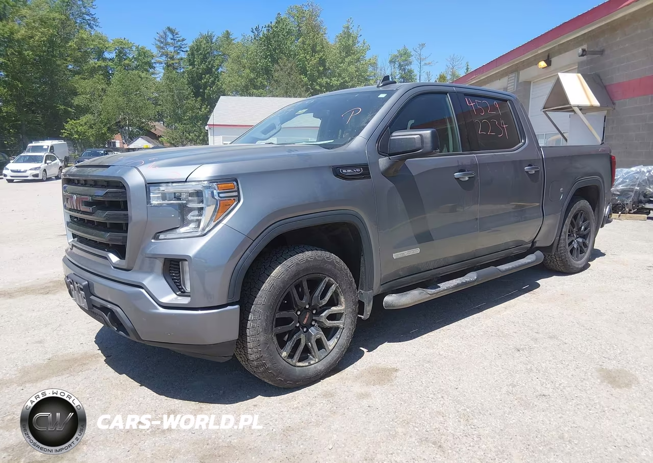2021 GMC Sierra 1500 4Wd Short Box Elevation VIN:3GTU9CED9MG465138 - 2