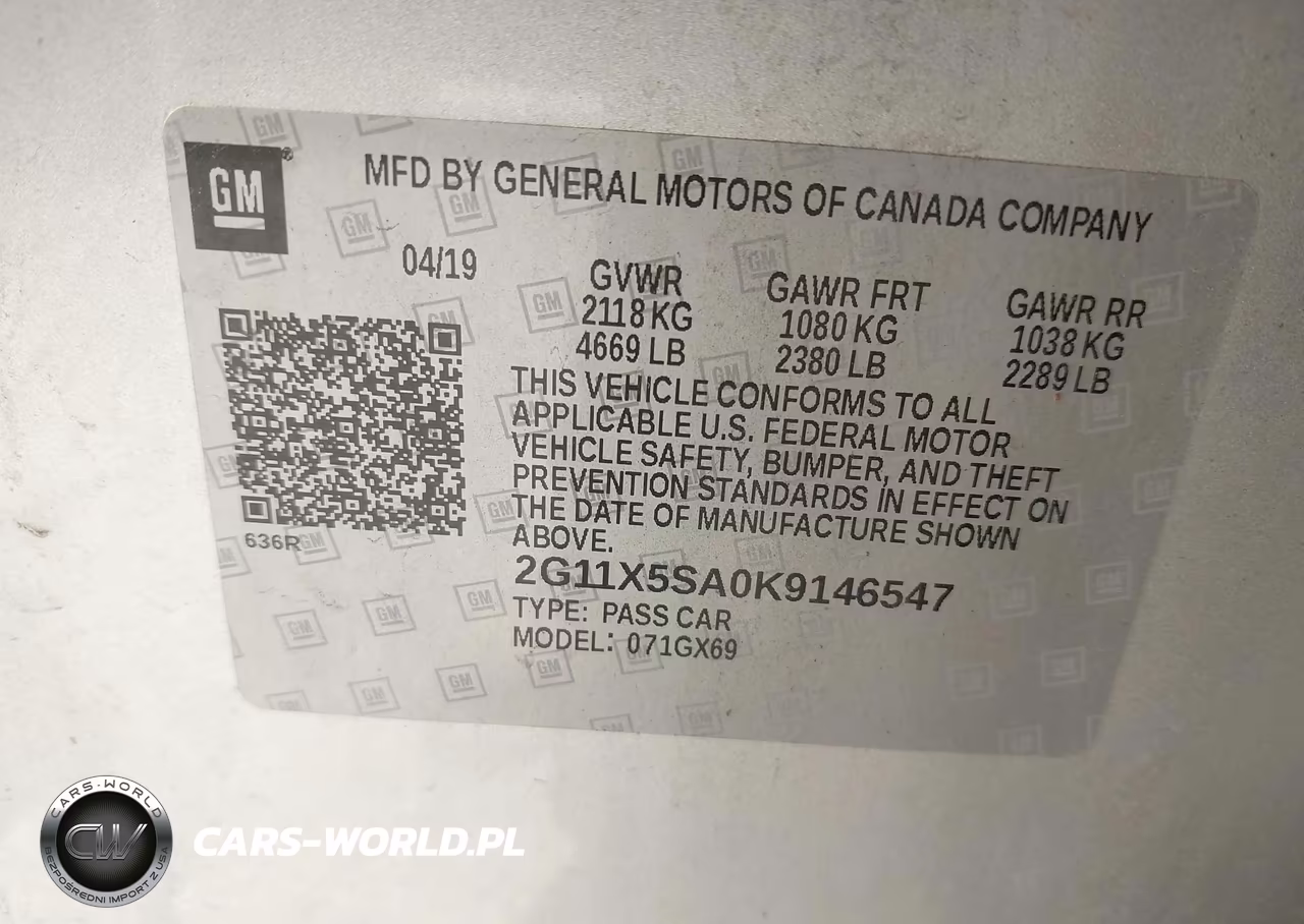 2019 Chevrolet Impala Ls VIN:2G11X5SA0K9146547 - 9