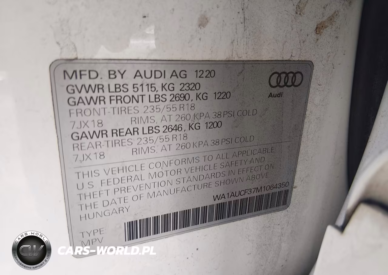 2021 Audi Q3 Premium 40 Tfsi Quattro Tiptronic VIN:WA1AUCF37M1064350 - 9