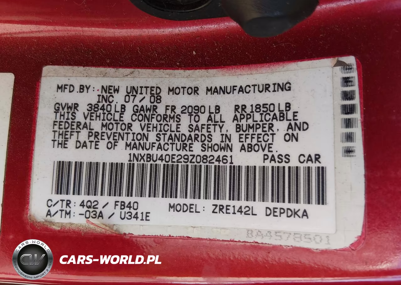 2009 Toyota Corolla Le VIN:1NXBU40E29Z082461 - 9