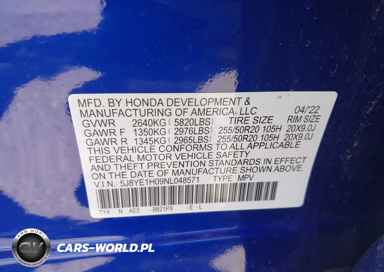 2022 Acura Mdx A-Spec Package VIN:5J8YE1H09NL048571 - 9