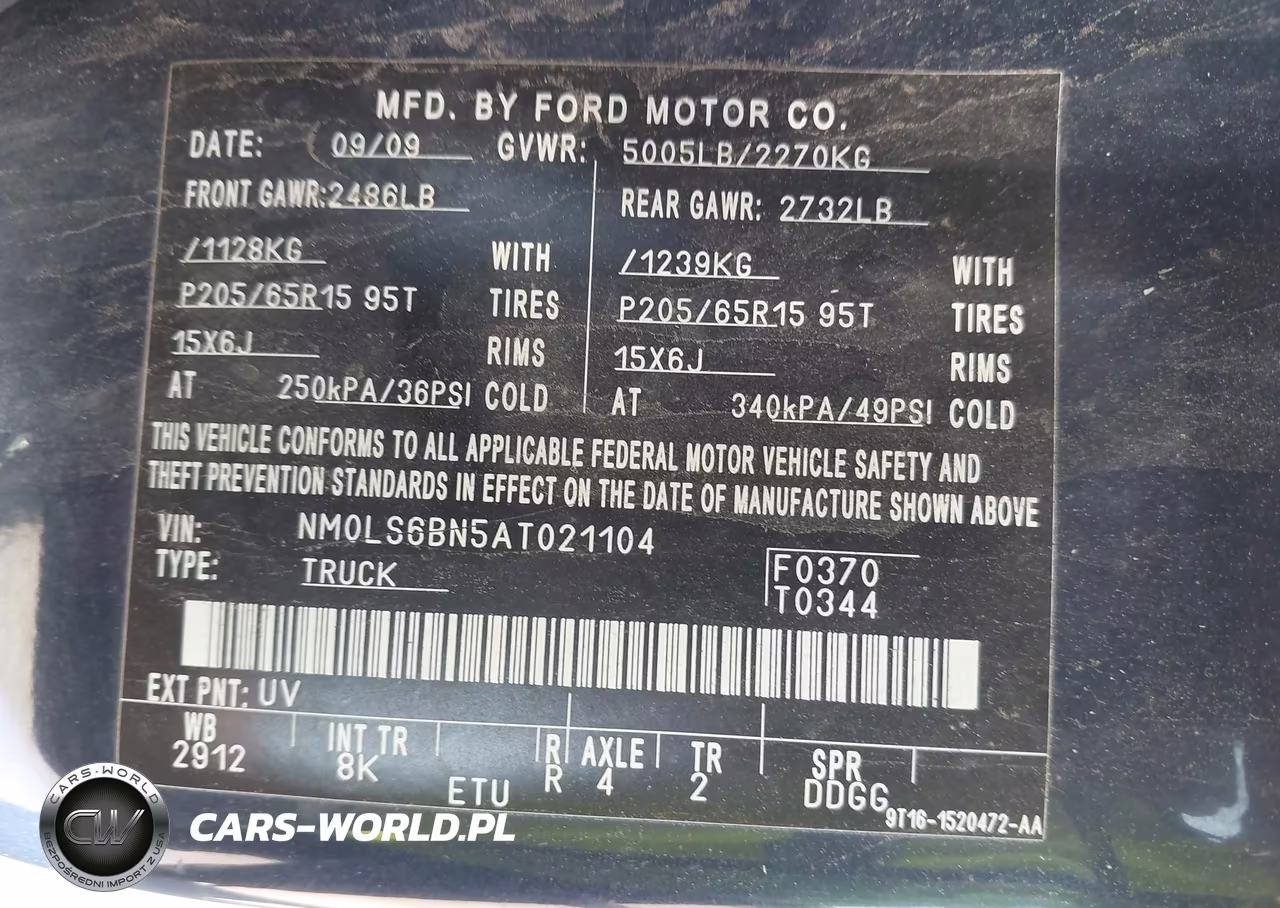 2010 Ford Transit Connect Xlt VIN:NM0LS6BN5AT021104 - 9
