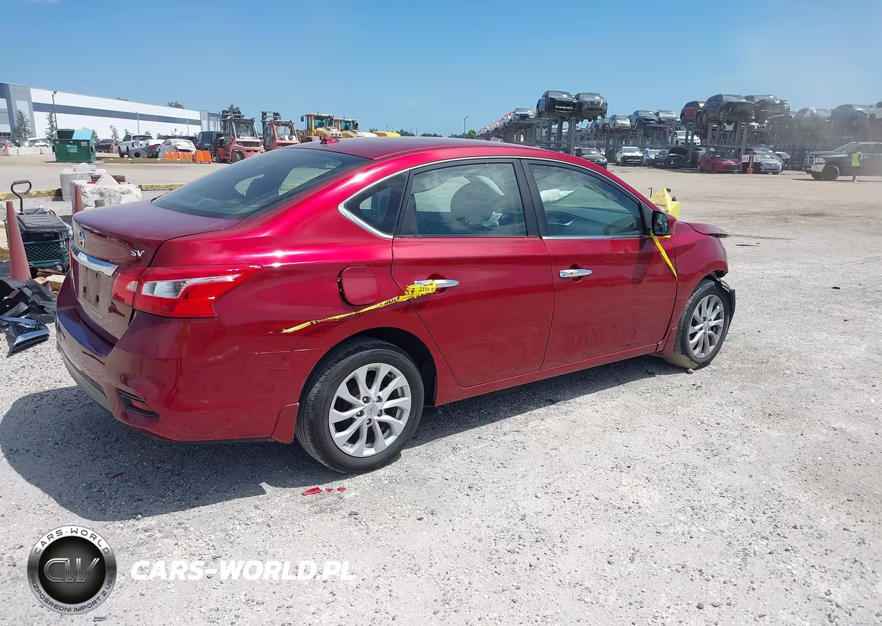 2019 Nissan Sentra Sv VIN:3N1AB7AP1KY380447 - 4