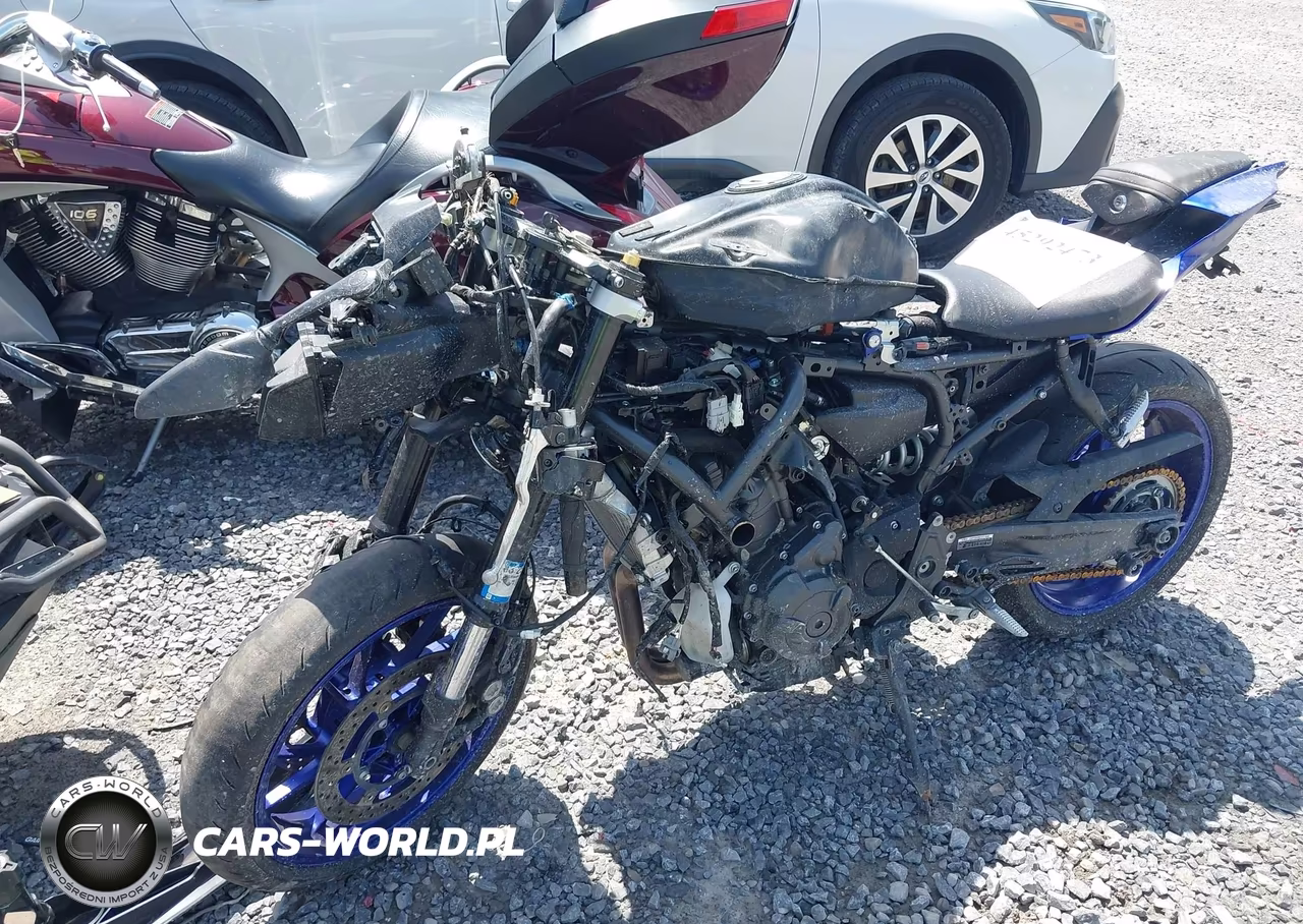 2022 Yamaha Yzfr7 VIN:JYARM38E9NA001075 - 2
