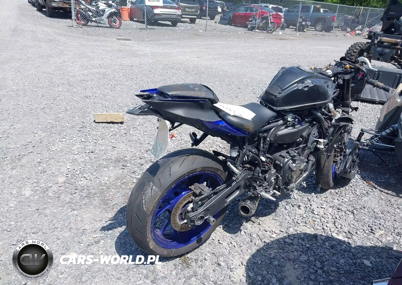 2022 Yamaha Yzfr7 VIN:JYARM38E9NA001075 - 4