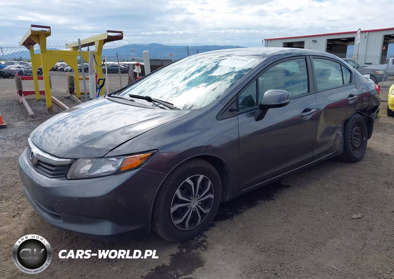 2012 Honda Civic Lx VIN:2HGFB2F50CH571962 - 2