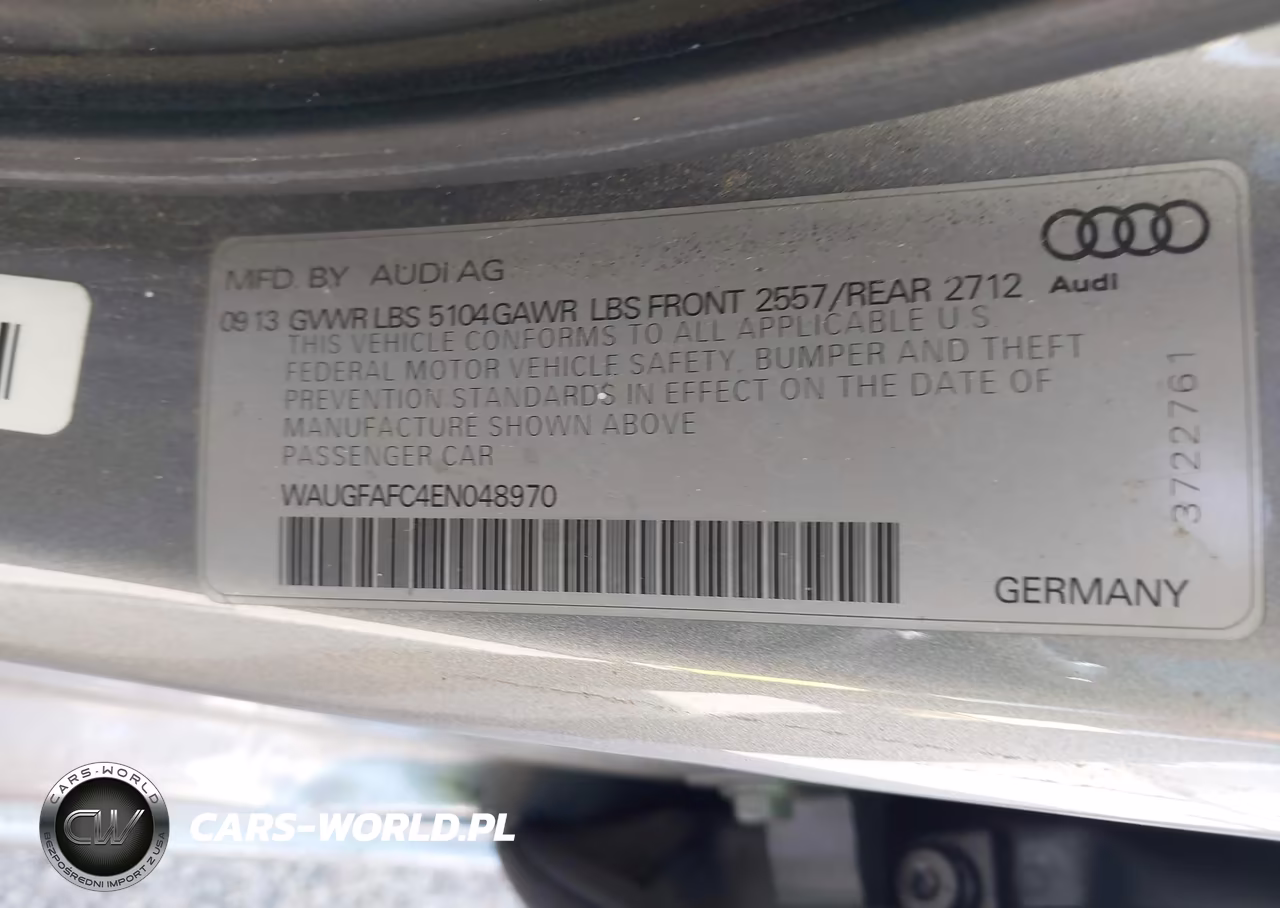 2014 Audi A6 2.0T Premium VIN:WAUGFAFC4EN048970 - 9