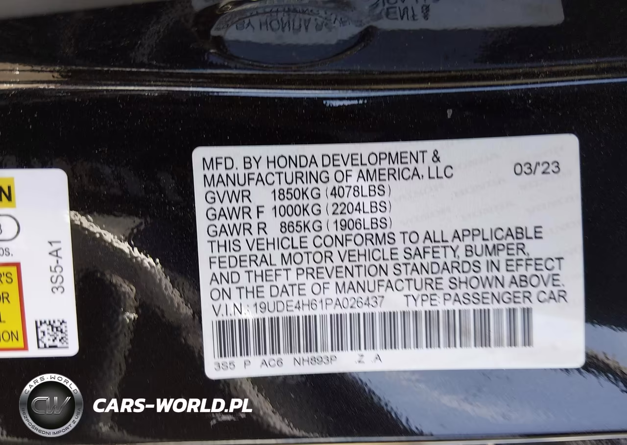 2023 Acura Integra A-Spec Technology VIN:19UDE4H61PA026437 - 9