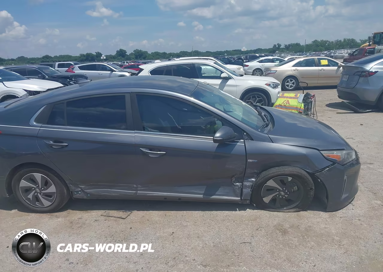2017 Hyundai Ioniq Hybrid Sel VIN:KMHC75LC1HU037232 - 12