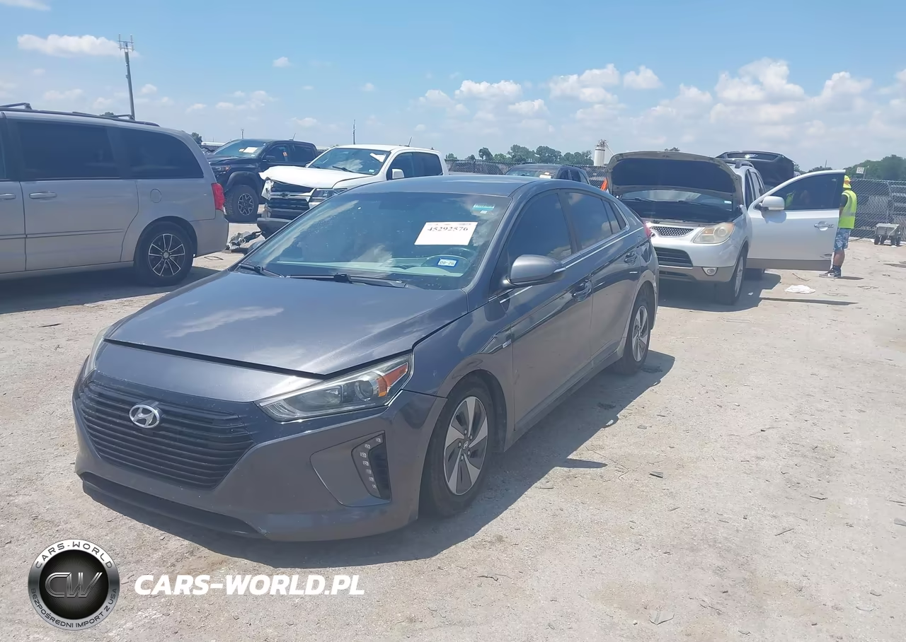 2017 Hyundai Ioniq Hybrid Sel VIN:KMHC75LC1HU037232 - 2