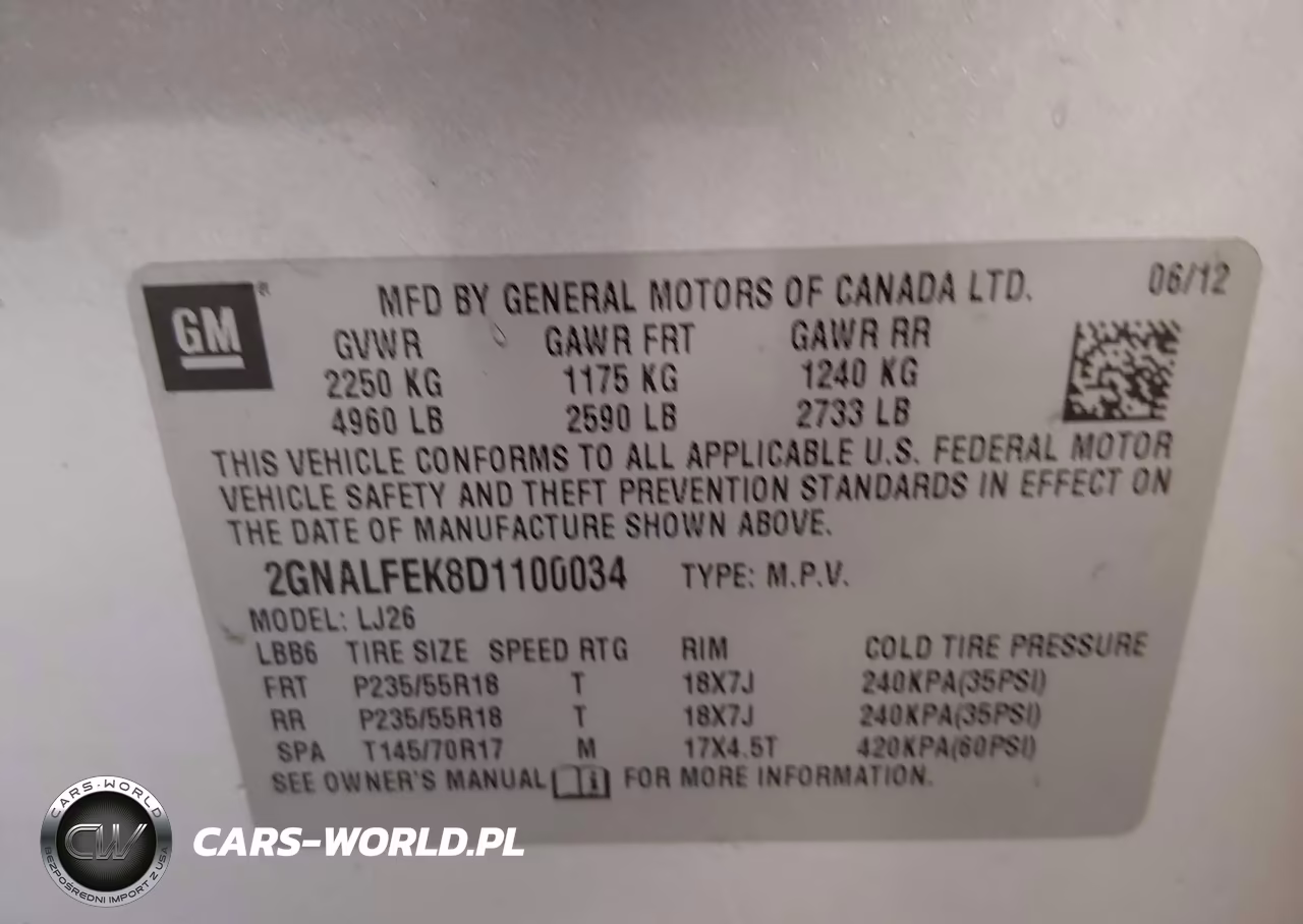 2013 Chevrolet Equinox Ltz VIN:2GNALFEK8D1100034 - 9
