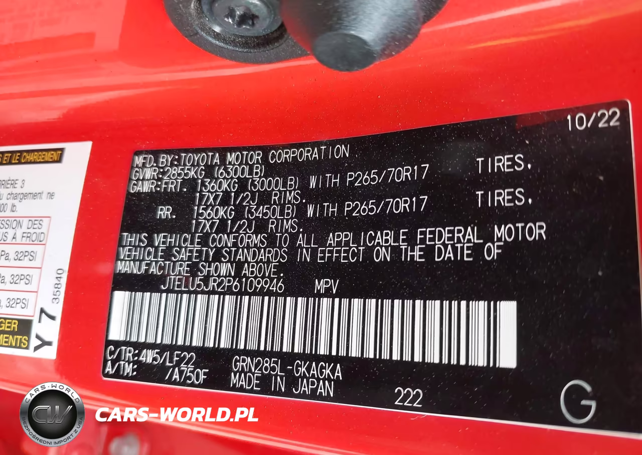 2023 Toyota 4Runner Trd Pro VIN:JTELU5JR2P6109946 - 9