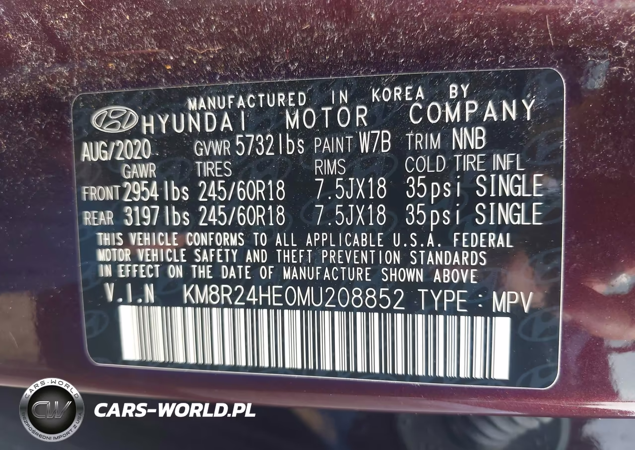2021 Hyundai Palisade Sel VIN:KM8R24HE0MU208852 - 9