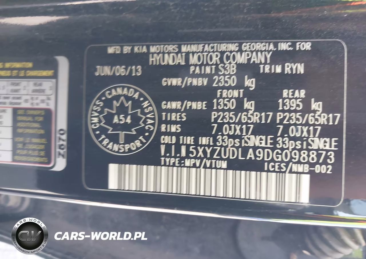 2013 Hyundai Santa Fe Sport 2.0T Premium VIN:5XYZUDLA9DG098873 - 9