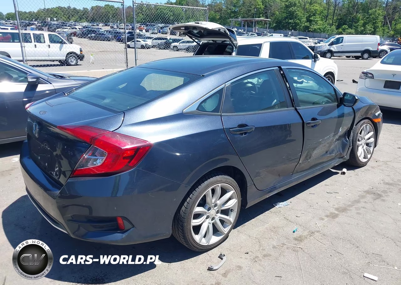 2020 Honda Civic Lx VIN:19XFC2F60LE010631 - 4