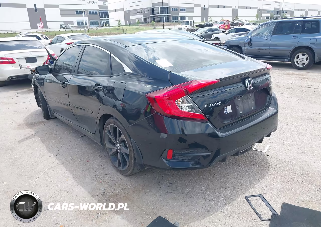 2021 Honda Civic Sport VIN:19XFC2F80ME002337 - 3