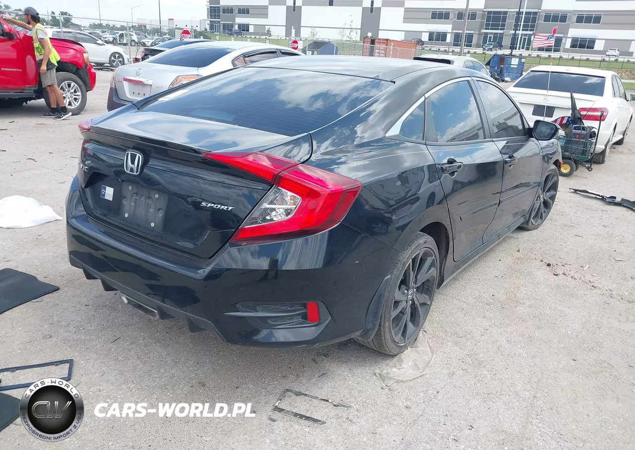 2021 Honda Civic Sport VIN:19XFC2F80ME002337 - 4