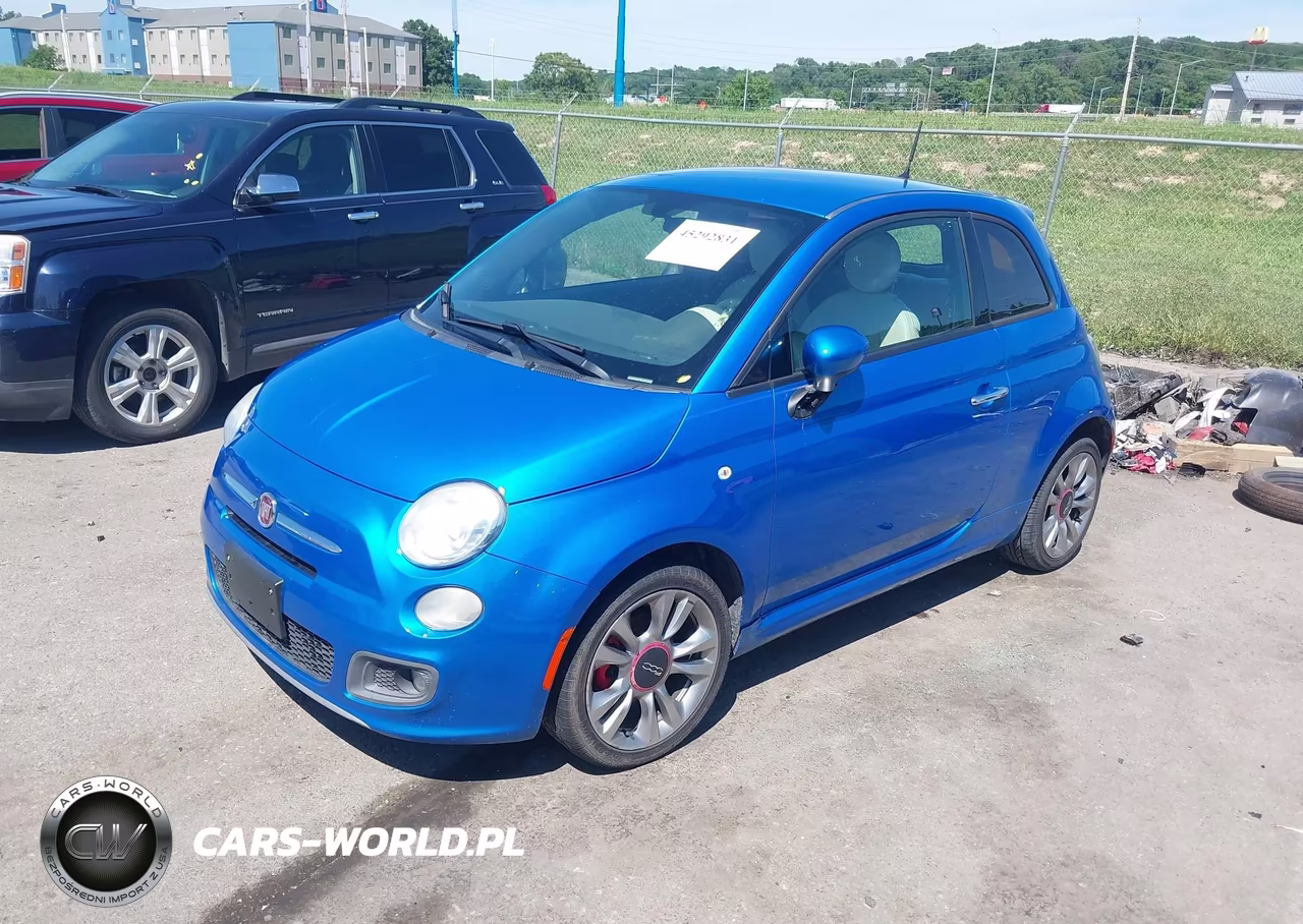 2015 Fiat 500 Sport VIN:3C3CFFBRXFT696246 - 2
