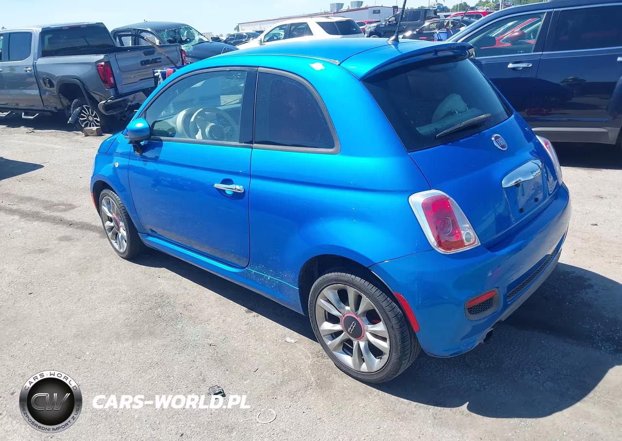 2015 Fiat 500 Sport VIN:3C3CFFBRXFT696246 - 3