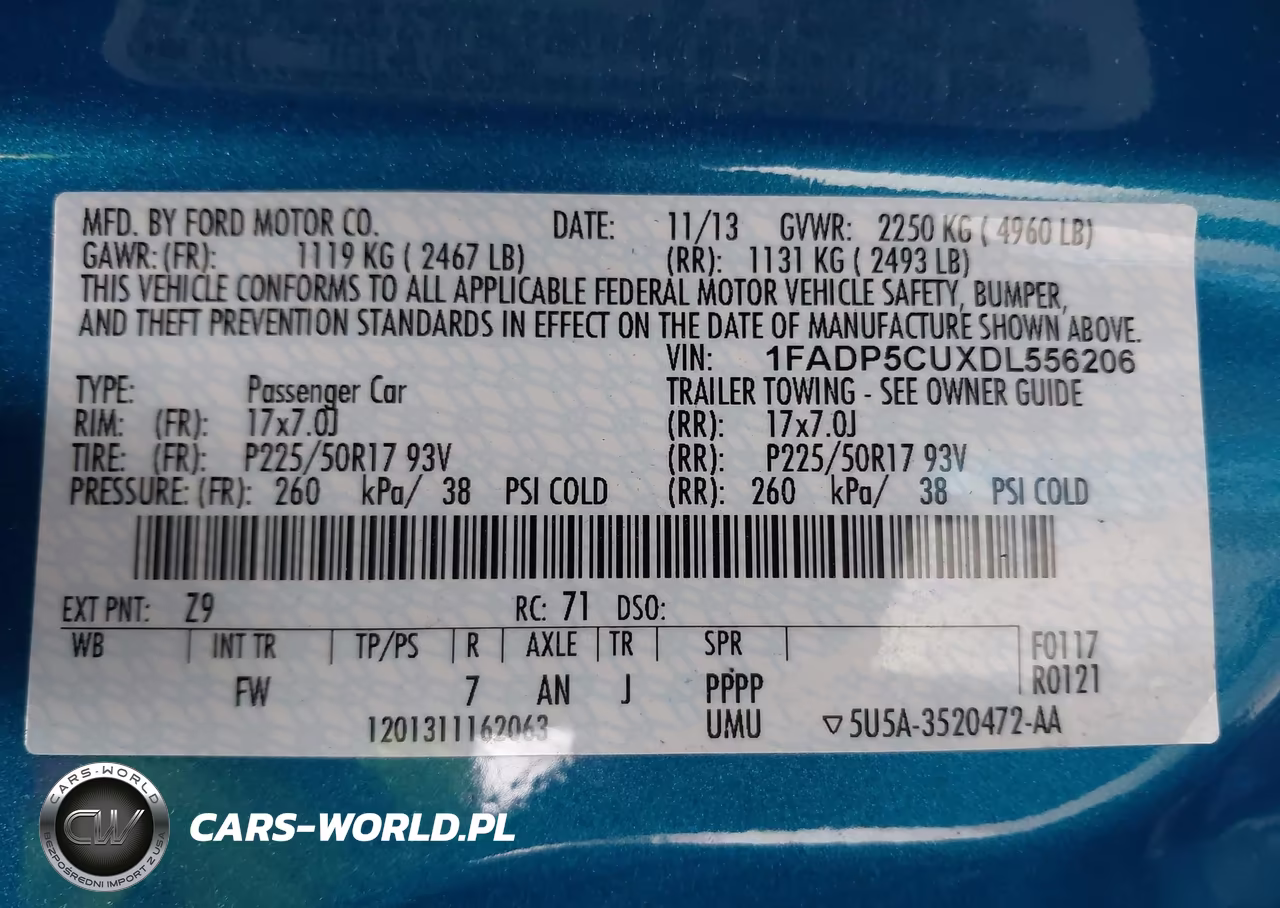 2013 Ford C-Max Energi Sel VIN:1FADP5CUXDL556206 - 9