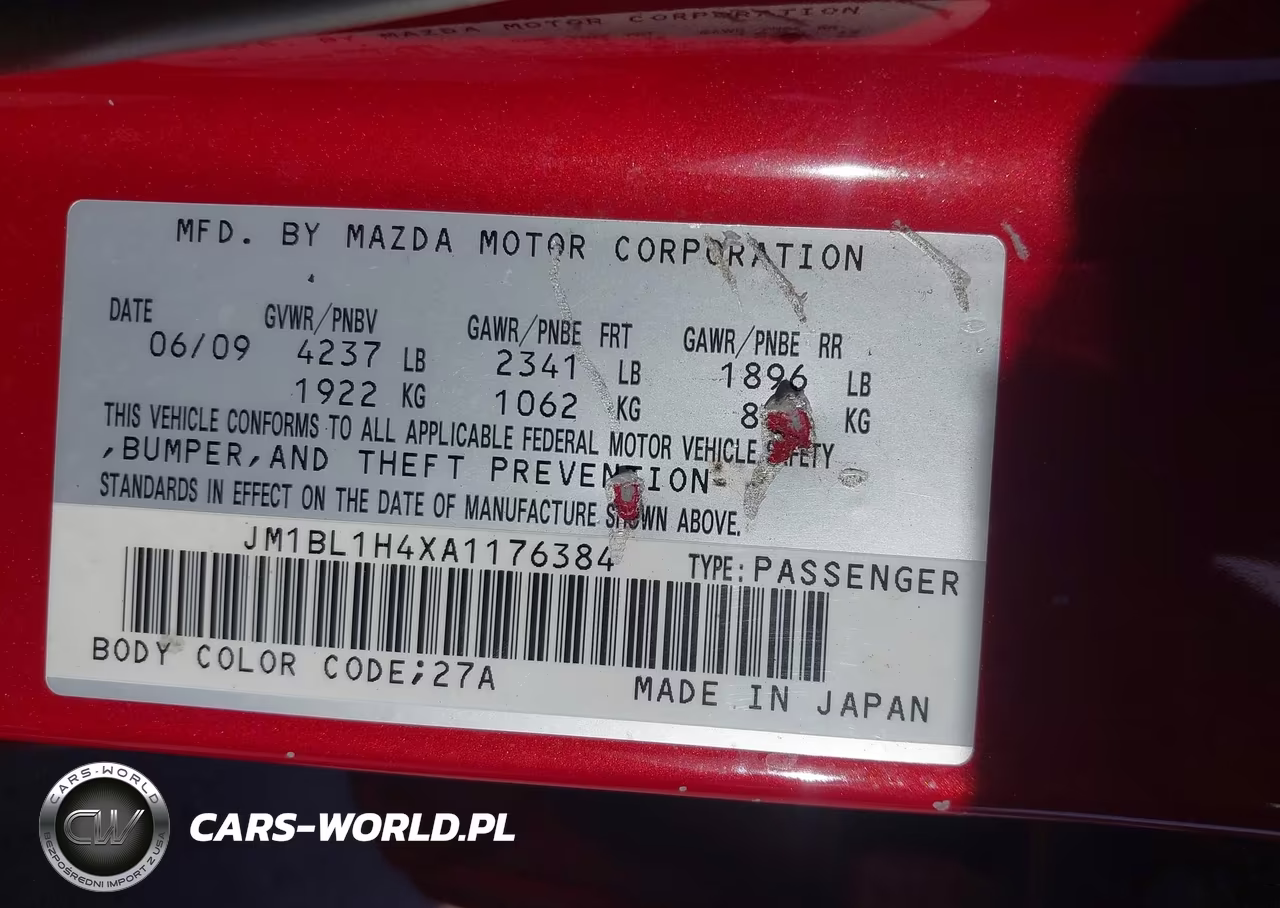 2010 Mazda Mazdaspeed3 Sport VIN:JM1BL1H4XA1176384 - 9