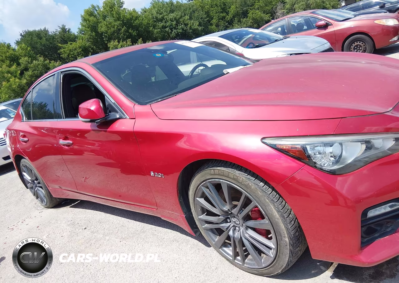 2017 Infiniti Q50 3.0T Red Sport 400 VIN:JN1FV7ARXHM872212 - 14