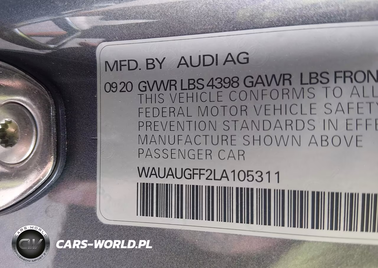 2020 Audi A3 Premium 40 Tfsi Front-Wheel Drive S Tronic VIN:WAUAUGFF2LA105311 - 9
