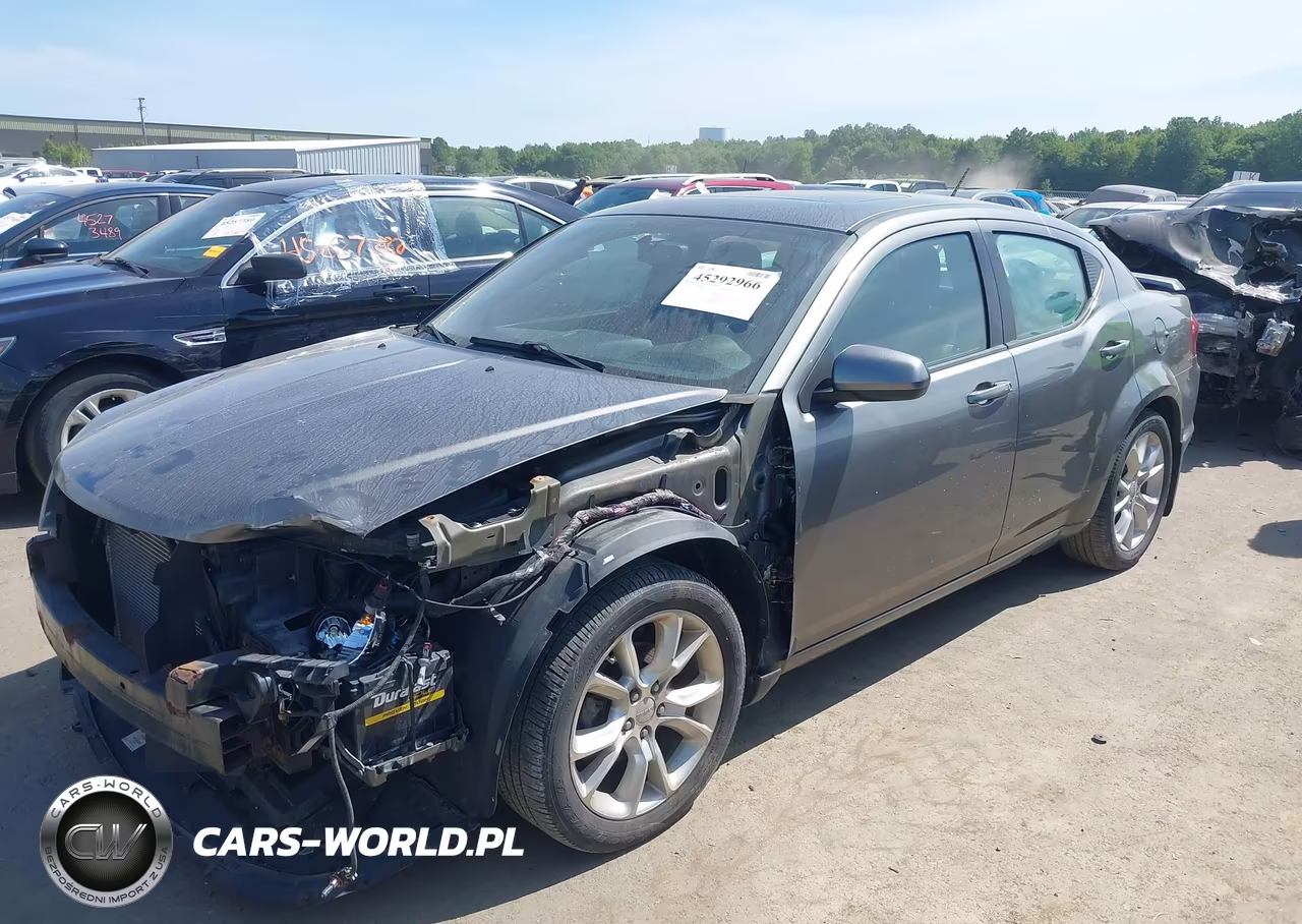 2012 Dodge Avenger R-T VIN:1C3CDZBGXCN186707 - 2