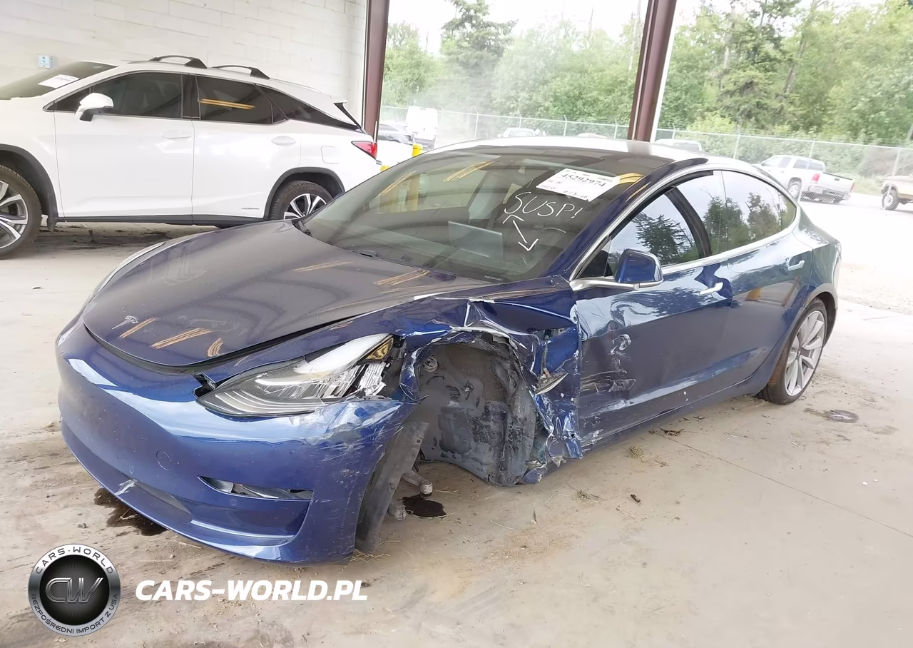 2018 Tesla Model 3 Long Range-Mid Range VIN:5YJ3E1EA5JF038364 - 2