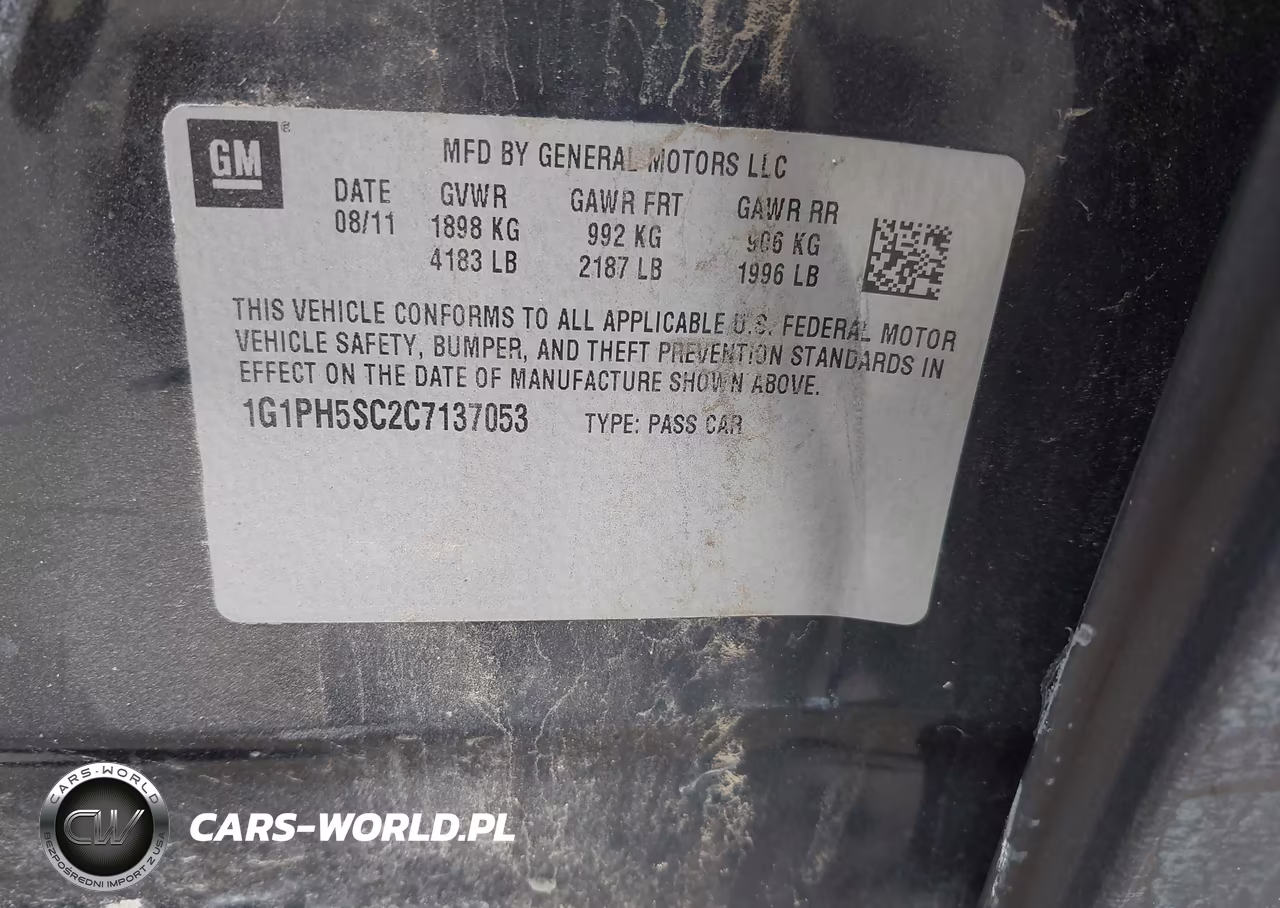 2012 Chevrolet Cruze Ltz VIN:1G1PH5SC2C7137053 - 9