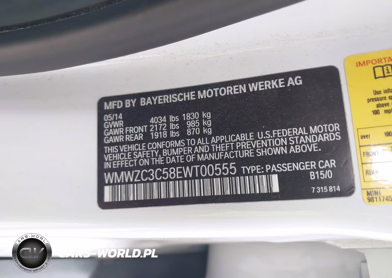 2014 Mini Countryman Cooper S VIN:WMWZC3C58EWT00555 - 9