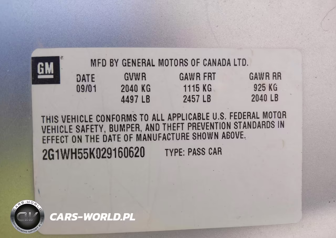 2002 Chevrolet Impala Ls VIN:2G1WH55K029160620 - 9
