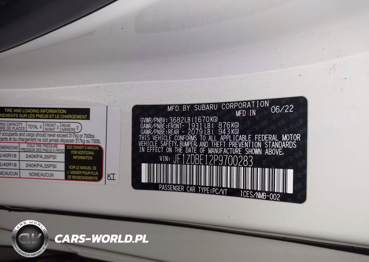2023 Subaru Brz Limited VIN:JF1ZDBE12P9700283 - 9