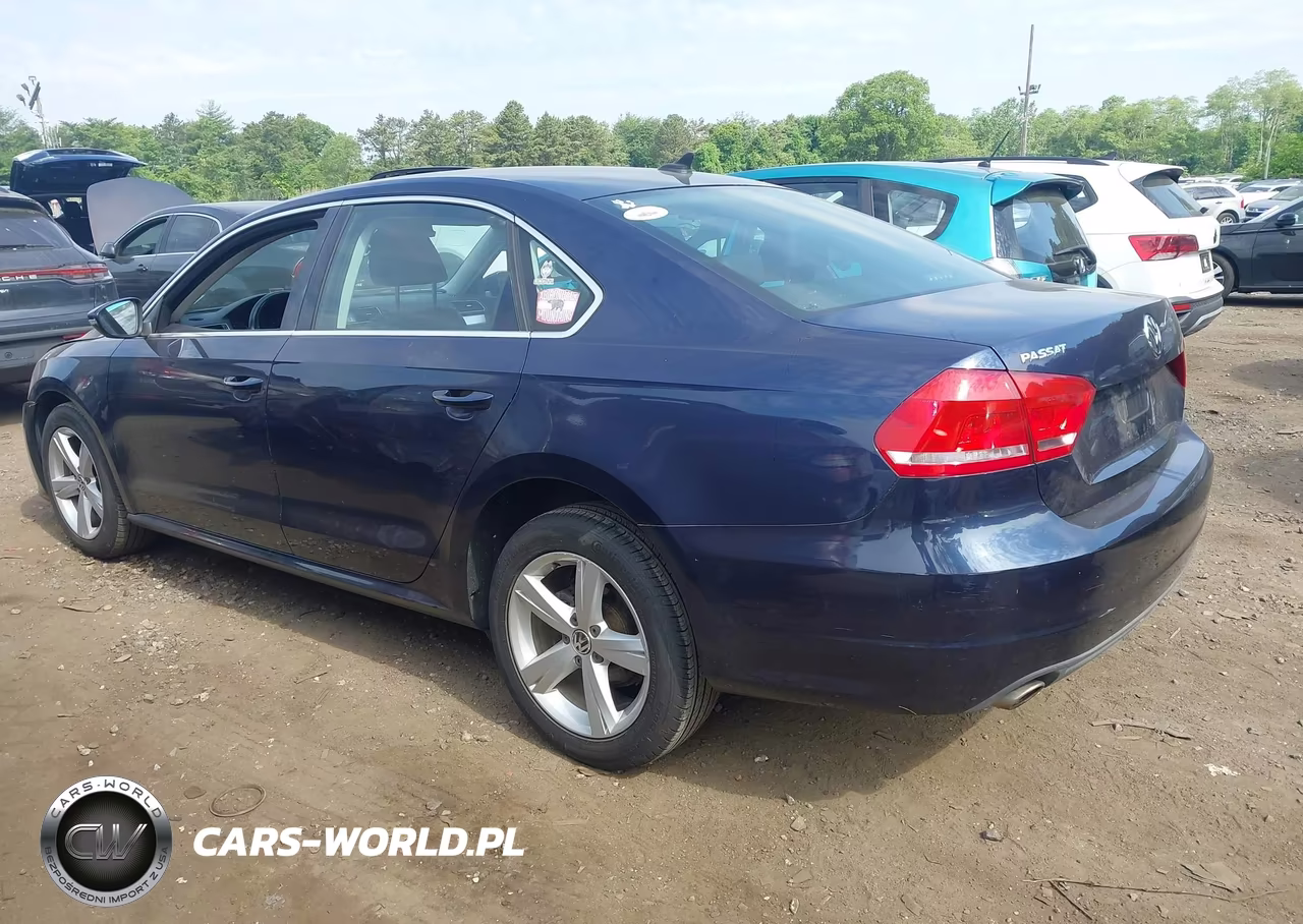 2012 Volkswagen Passat 2.5L Se VIN:1VWBP7A37CC017819 - 3