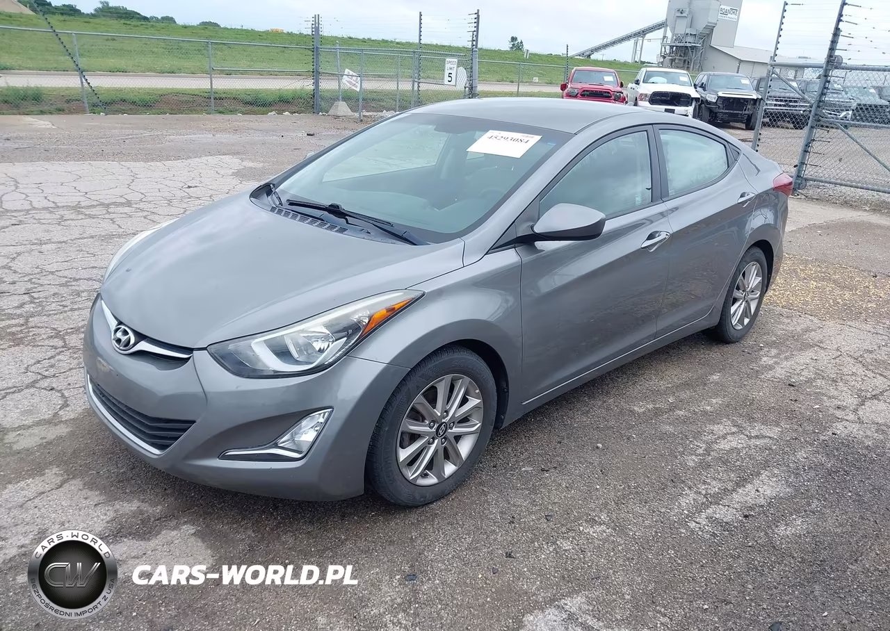 2014 Hyundai Elantra Se VIN:5NPDH4AE5EH465346 - 2