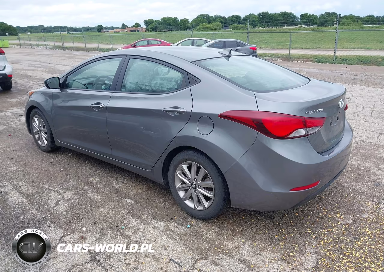 2014 Hyundai Elantra Se VIN:5NPDH4AE5EH465346 - 3