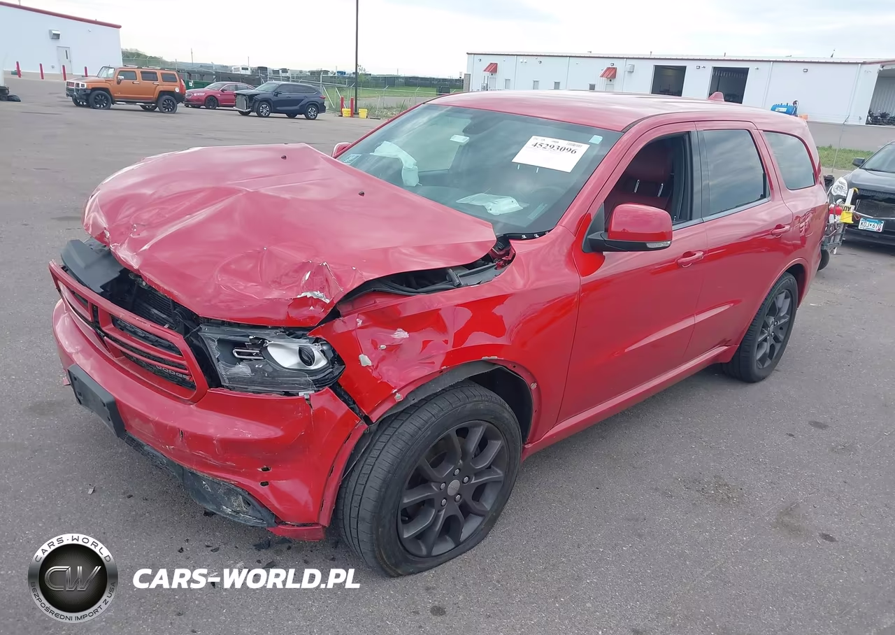 2017 Dodge Durango R-T Awd VIN:1C4SDJCT6HC660045 - 2