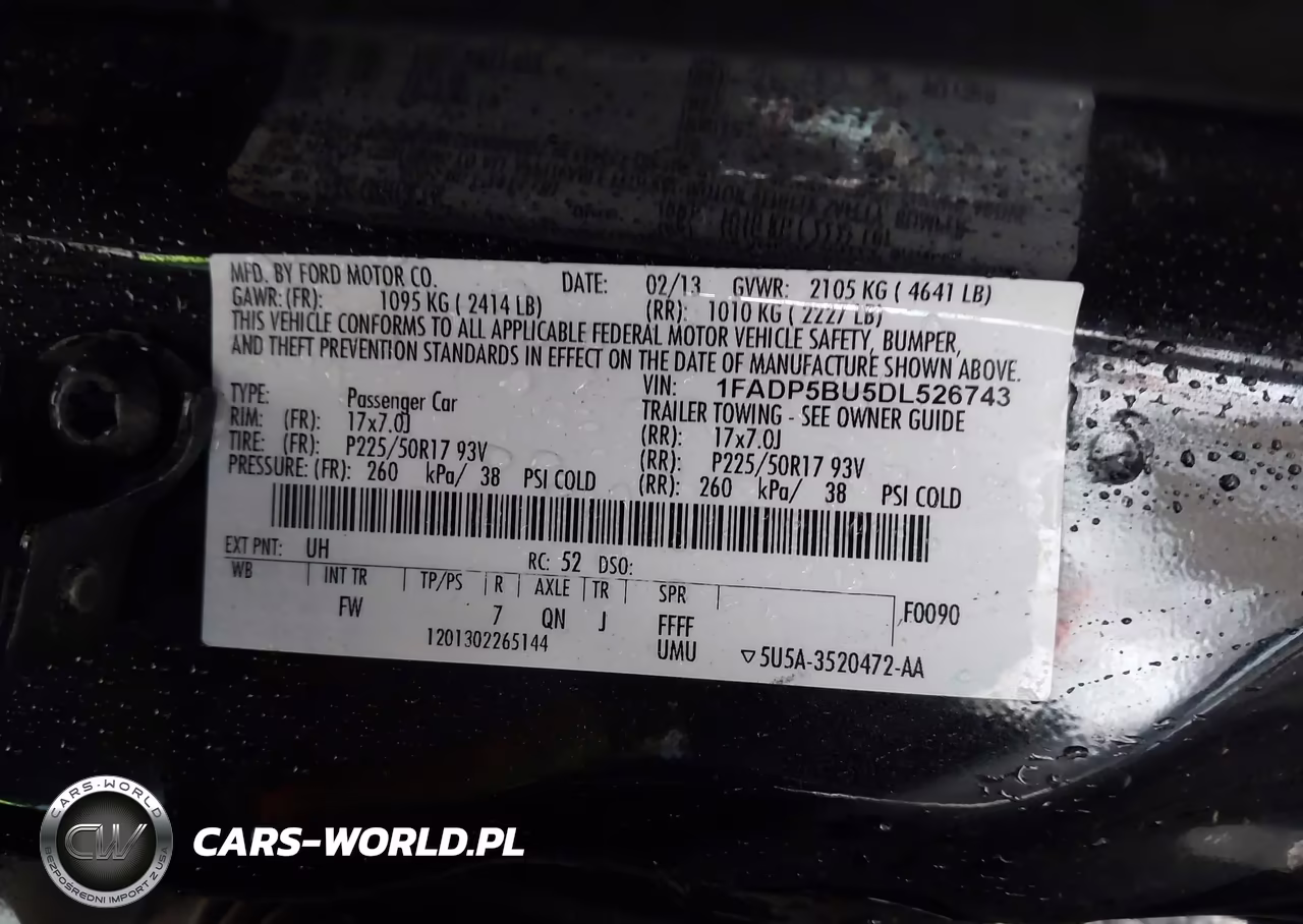 2013 Ford C-Max Hybrid Sel VIN:1FADP5BU5DL526743 - 9