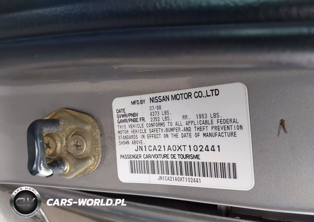 1999 Nissan Maxima Gle-Gxe-Se-Se-L VIN:JN1CA21A0XT102441 - 9
