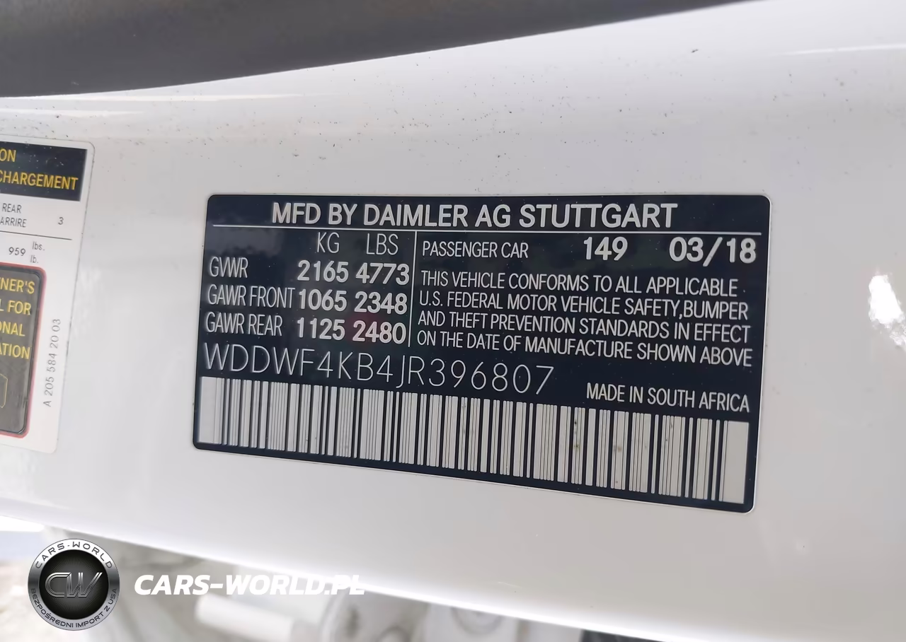 2018 Mercedes-Benz C 300 4Matic VIN:WDDWF4KB4JR396807 - 9