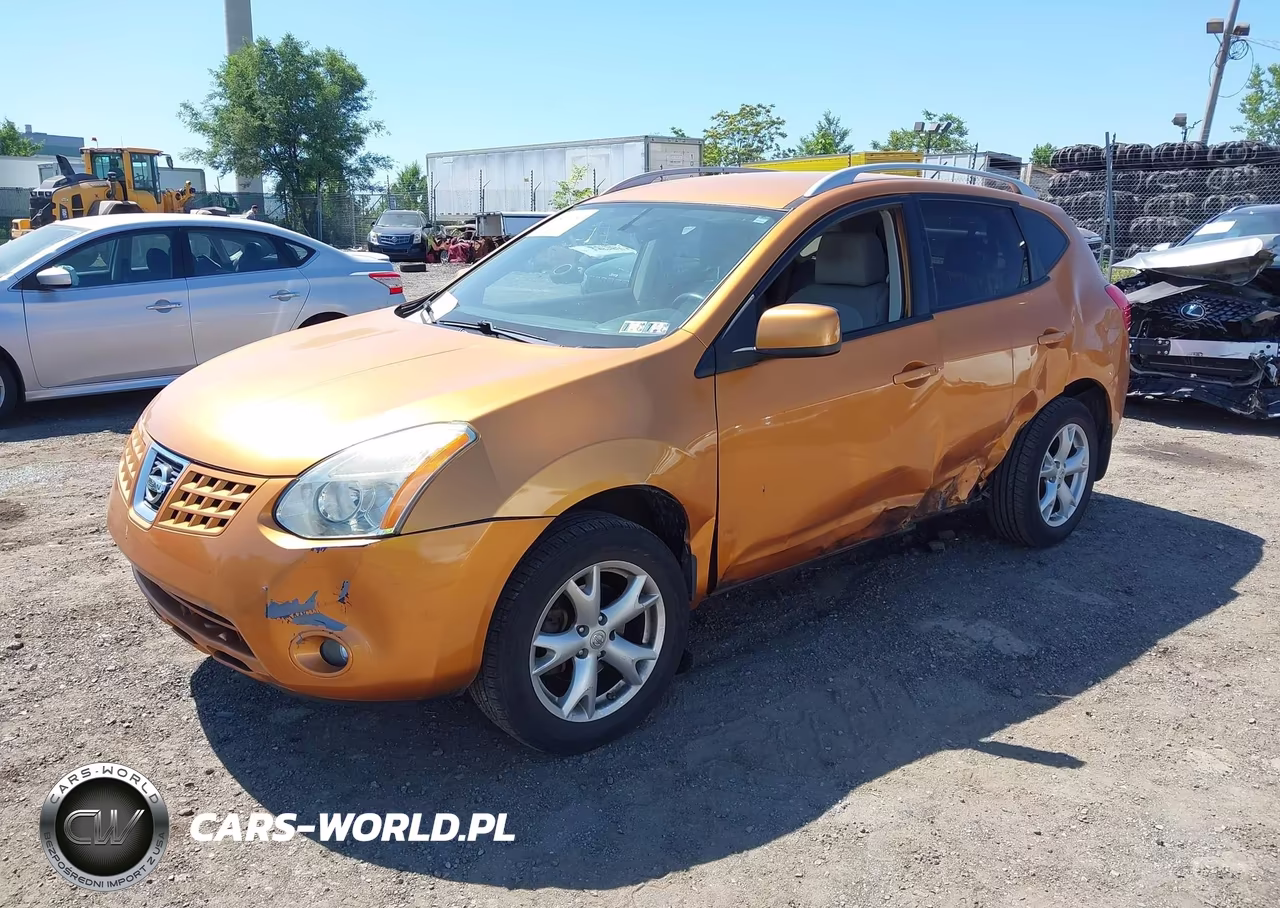 2008 Nissan Rogue Sl VIN:JN8AS58V58W133880 - 2