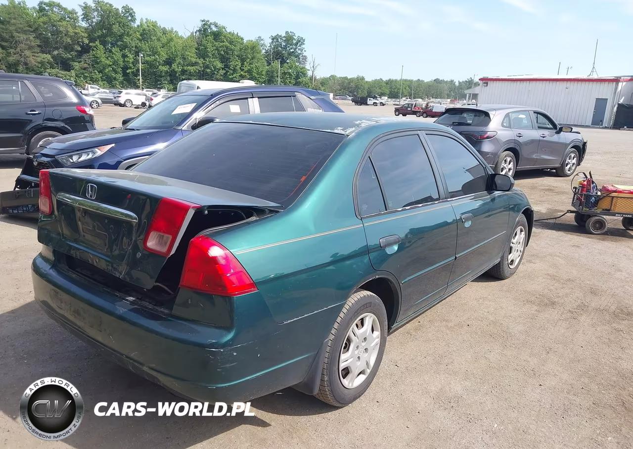 2001 Honda Civic Lx VIN:2HGES15591H564190 - 4
