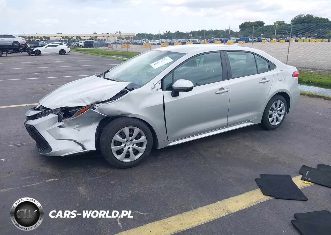 2021 Toyota Corolla Le VIN:5YFEPMAE3MP209165 - 2