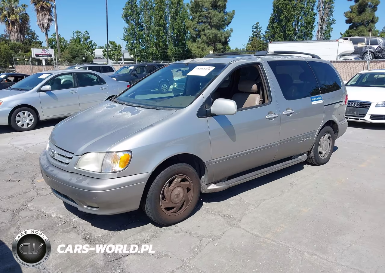 2001 Toyota Sienna Xle VIN:4T3ZF13C31U330732 - 2