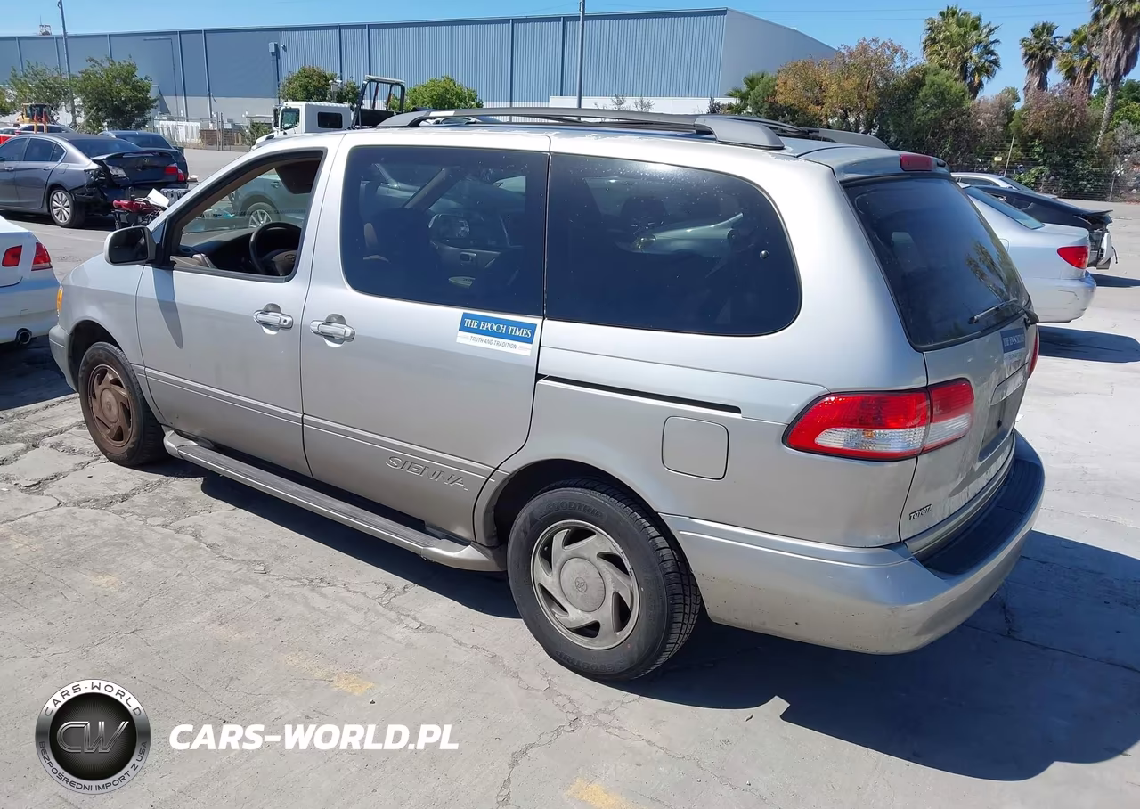 2001 Toyota Sienna Xle VIN:4T3ZF13C31U330732 - 3