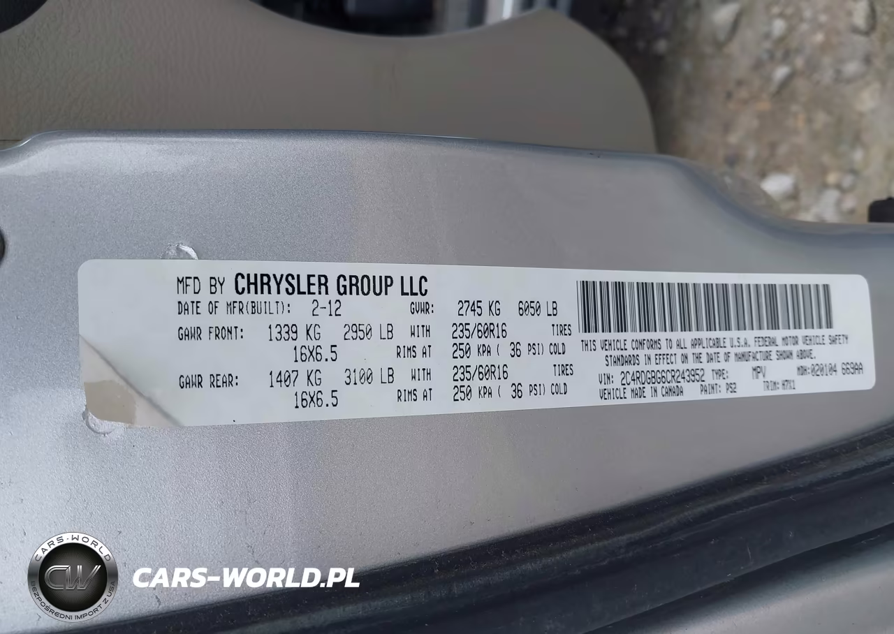 2012 Dodge Grand Caravan Se-Avp VIN:2C4RDGBG6CR243952 - 9