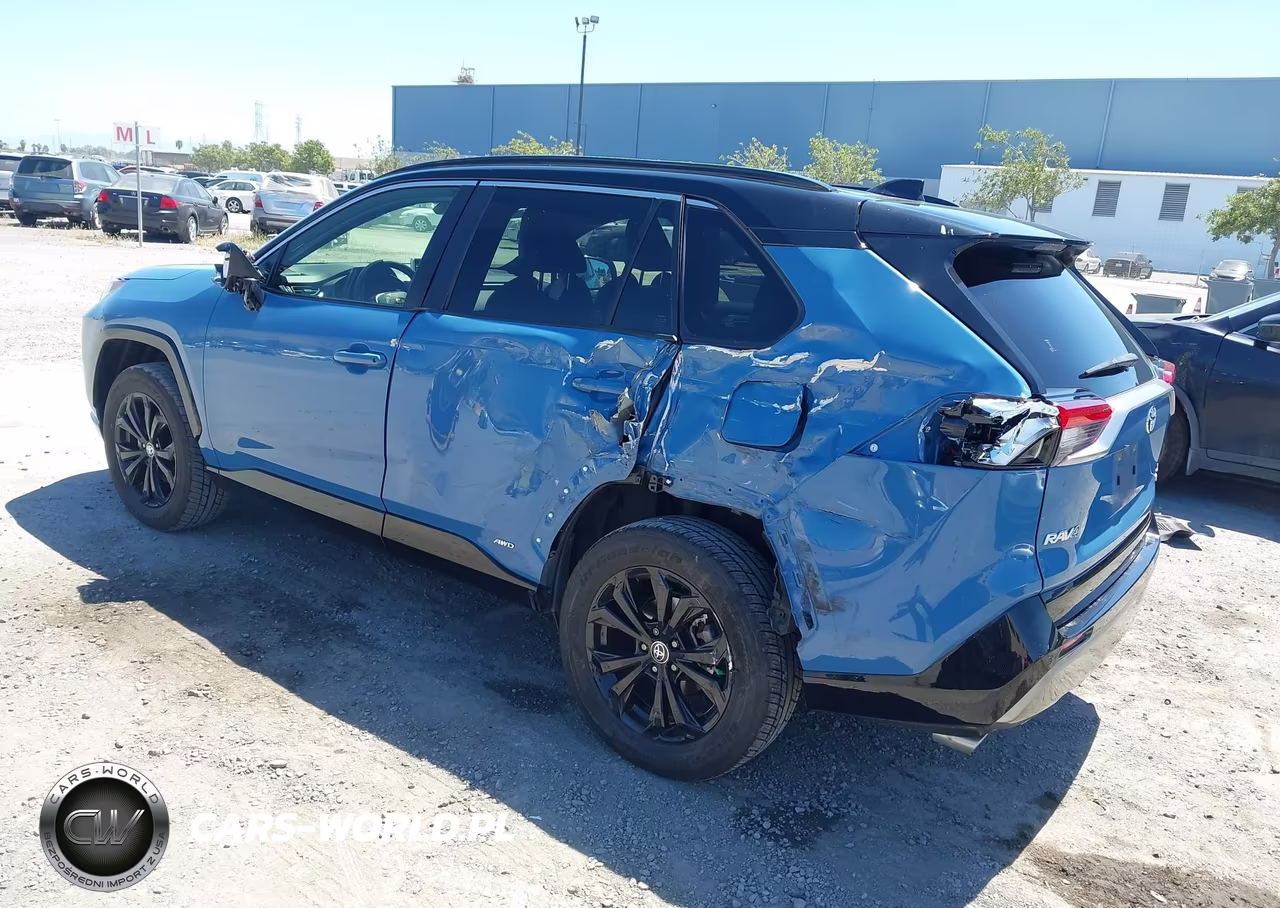 2022 Toyota Rav4 Hybrid Xse VIN:JTME6RFV7NJ015799 - 3