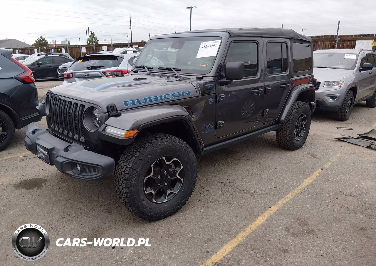 2021 Jeep Wrangler 4Xe Unlimited Rubicon 4X4 VIN:1C4JJXR60MW758506 - 2